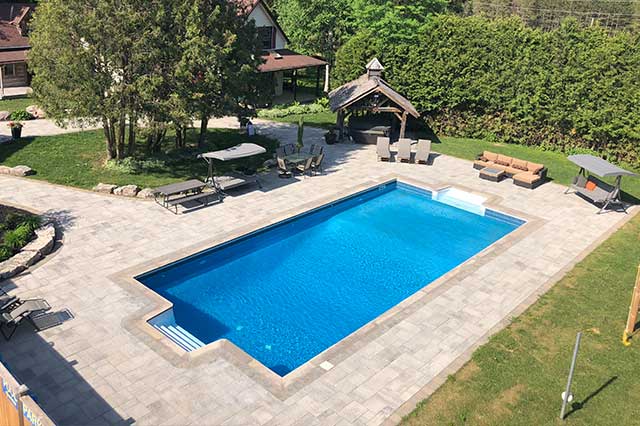 swimming lessons at our outdoor saltwater stouffville location